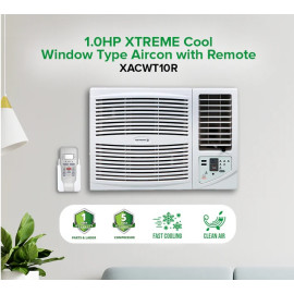 XTREME COOL Window Type Aircon with Remote XACWT10R 1.0HP