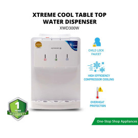 XTREME COOL Table Top Water Dispenser - XWD300W