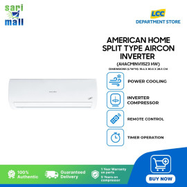 (LCC) American Home Split type Inverter 1.5HP MINVI1523HW - 7074304