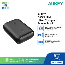 AUKEY PB N83S BASIX MINI 20W 10K mAh Ultra Compact Power Bank