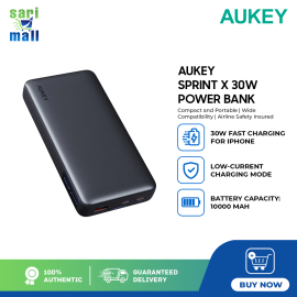 AUKEY PB-Y41 SPRINT X POWER BANK 10K mAh Charging with PD 30W