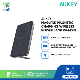 AUKEY PB-MS01 MagLynk 6700mAh Magnetic Wireless Charging Powerbank 