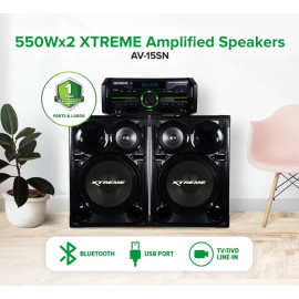 XTREME Amplified Speaker AV-15SN 550Wx2