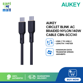 AUKEY CB-SCC141 CIRCLET BLINK 140W SILICONE CABLE