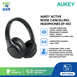 AUKEY EP-N12 ACTIVE NOISE CANCELLING HEADPHONES