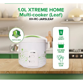 XTREME HOME Multi-cooker (Leaf) XH-RC-JAR5LEAF 1.0L