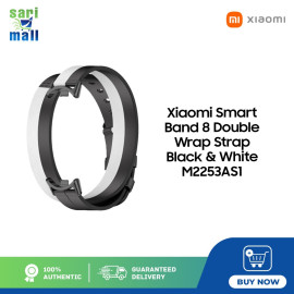 Xiaomi Smart Band 8 Double Wrap Strap Black & White M2253AS1