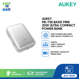 AUKEY PB-Y55 BASIX MINI 10K 20W COMPACT POWERBANK - BLUE