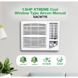XTREME COOL Window Type Aircon Manual XACWT15 1.5HP