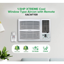 XTREME COOL Window Type Aircon with Remote - XACWT15R 1.5HP