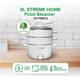 XTREME HOME 3L Food Steamer - XH-FSMC3