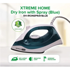 XTREME HOME Dry Iron with Spray (Blue) | XH-IRONSPRAYBLUE