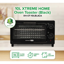 XTREME HOME 10L Oven Toaster (Black) | XH-OT-10LBLACK