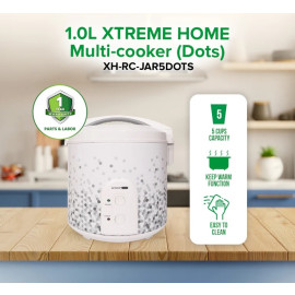 XTREME HOME Multi-cooker (Dots) XH-RC-JAR5DOTS 1.0L