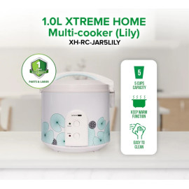 XTREME HOME Multi-cooker (Lily) XH-RC-JAR5LILY 1.0L
