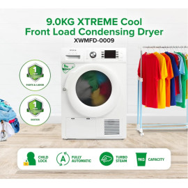 XTREME COOL Front Load Condensing Dryer XWMFD-0009 9.0KG