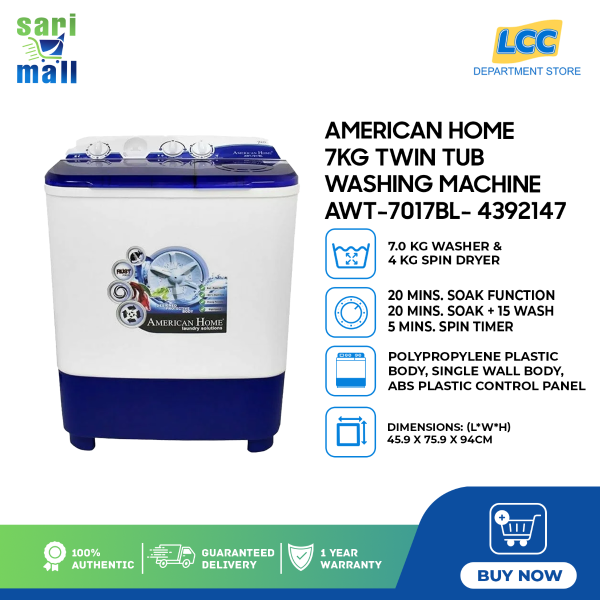 American home washing machine 7kg cheap