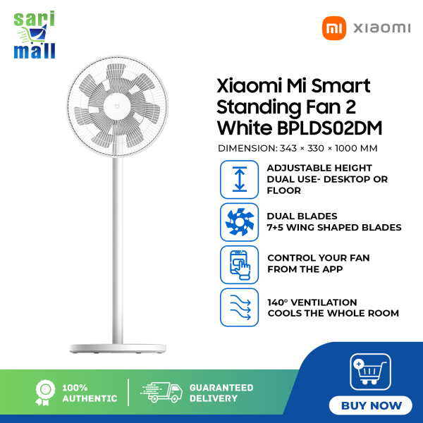 Xiaomi Mi Smart Standing Fan 2 White BPLDS02DM